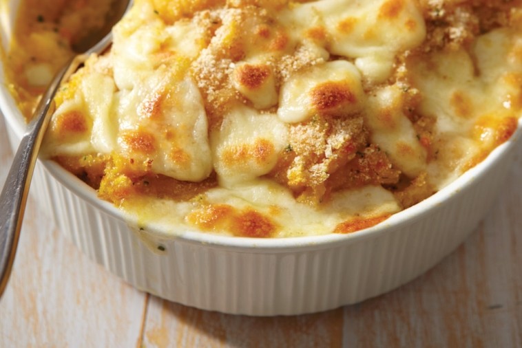 winter vegetable mash with provolone winter vegetable mash with provolone