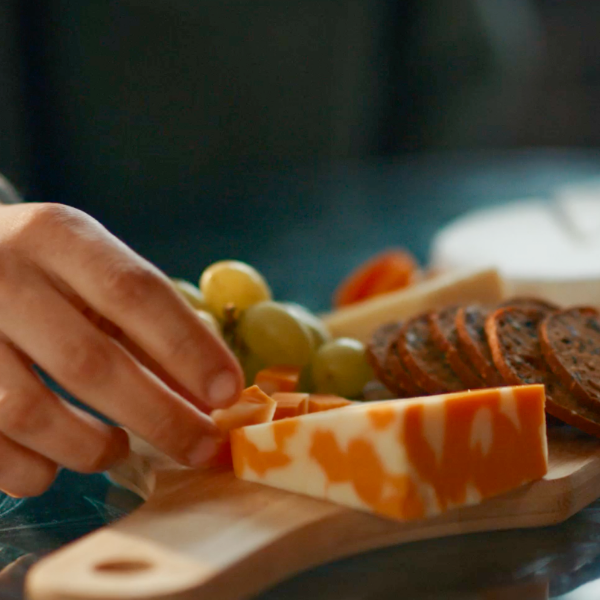 A cheese plate