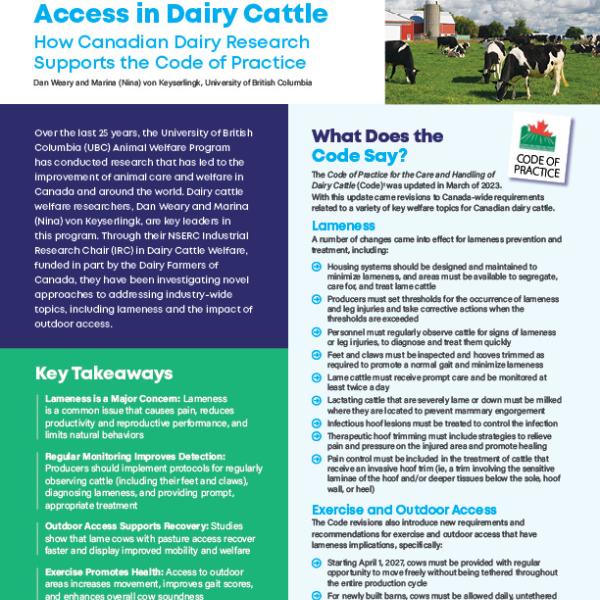 Lameness fact sheet