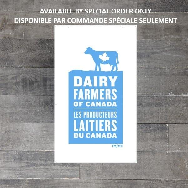 Dairy Farmers of Canada Aluminium Sign - By Special Order only