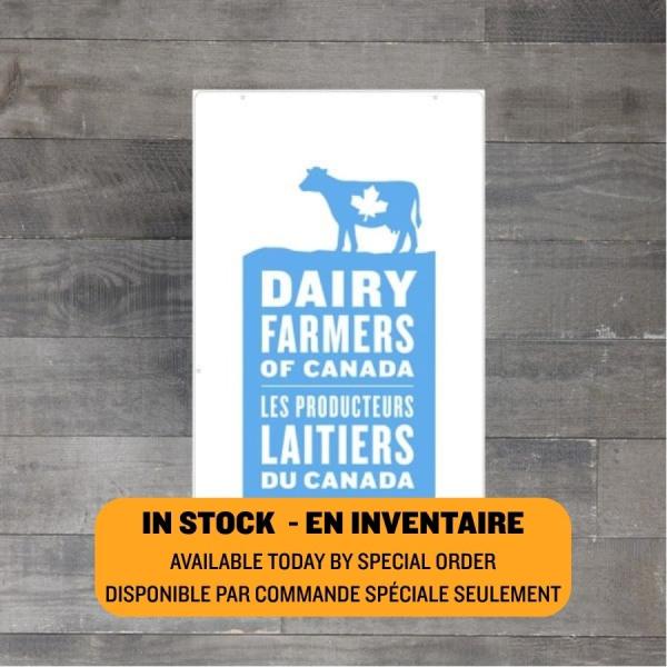 Dairy Farmers of Canada Aluminium Sign - By Special Order only